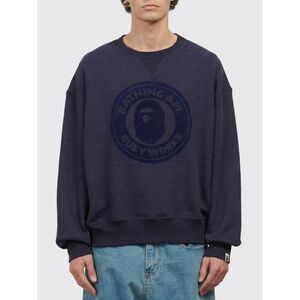Bape Men Bape Cotton Crewneck Sweatshirt